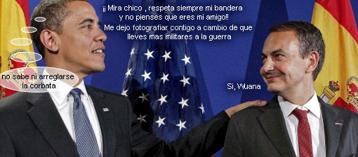 Barack Obama Zapatero España