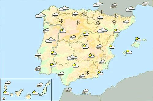 Tiempo climatologico España