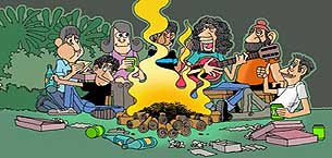 acampadas