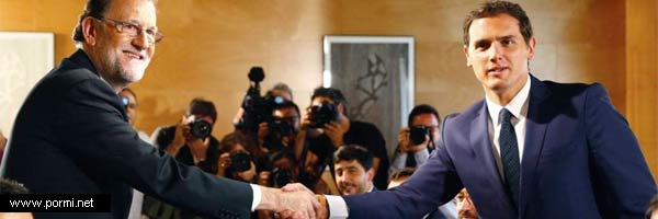 Mariano Rajoy y Alberto Rivera
