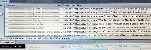 Eliminar el botón de Twitter en todas las web