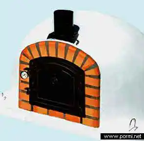 Construcción horno de leña prefabricado