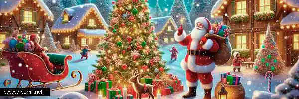 Papá Noel por Navidad