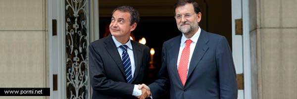 Zapatero y Rajoy