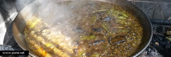 Arroz con caldo de mero fresco