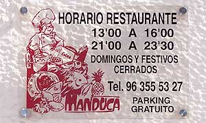 restaurante Manduca
